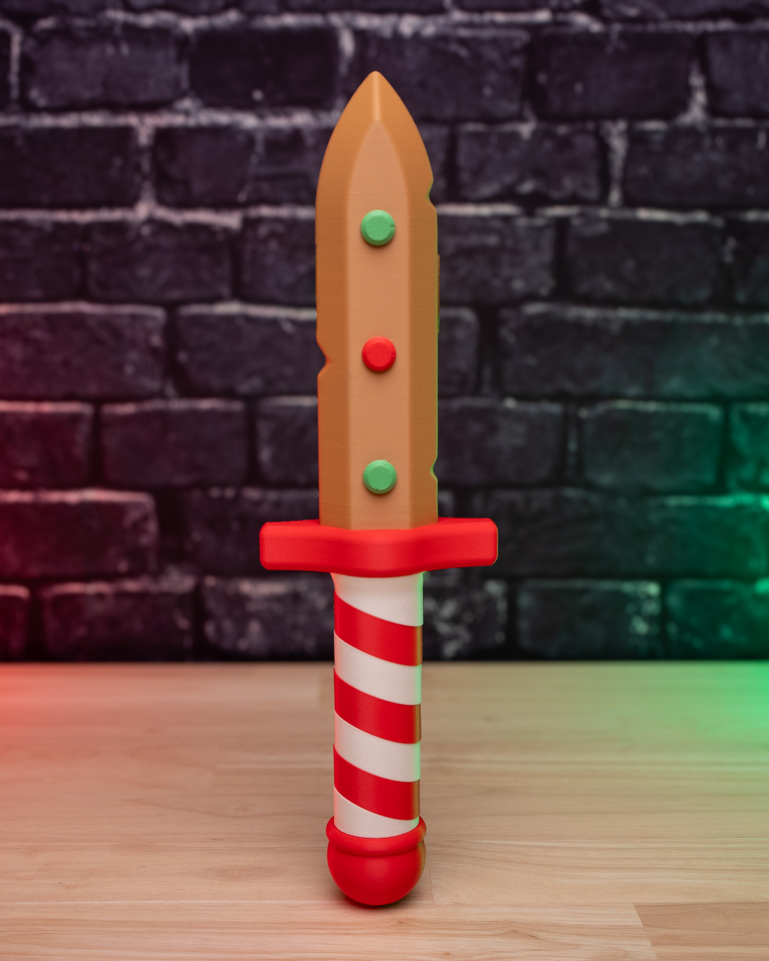 Candy Cane Dagger – Dagger Kit (No AMS, No Support, No Glue) image 1