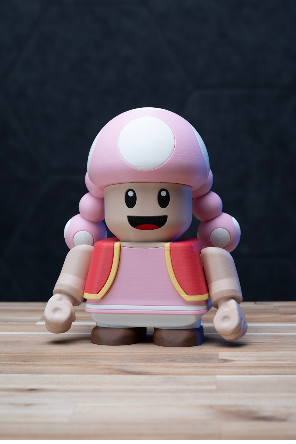 Chunky Toadette - Super Mario Bros Kit | No Supports, No AMS, No Glue image 1