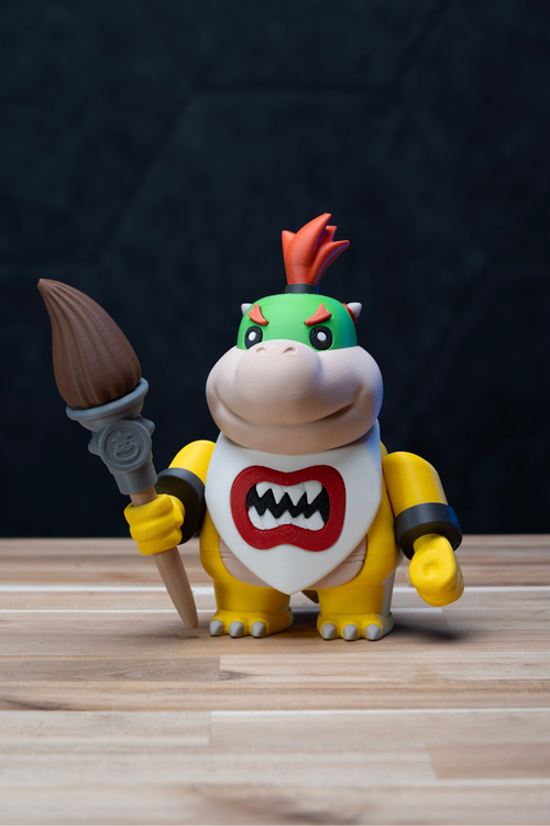 Bowser Jr. - Super Mario Bros Kit | No Supports, No AMS, No Glue image 1