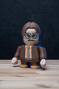 Chunky Dwight Shrute - The Office Kit | No Supports, No AMS, No Glue image 1