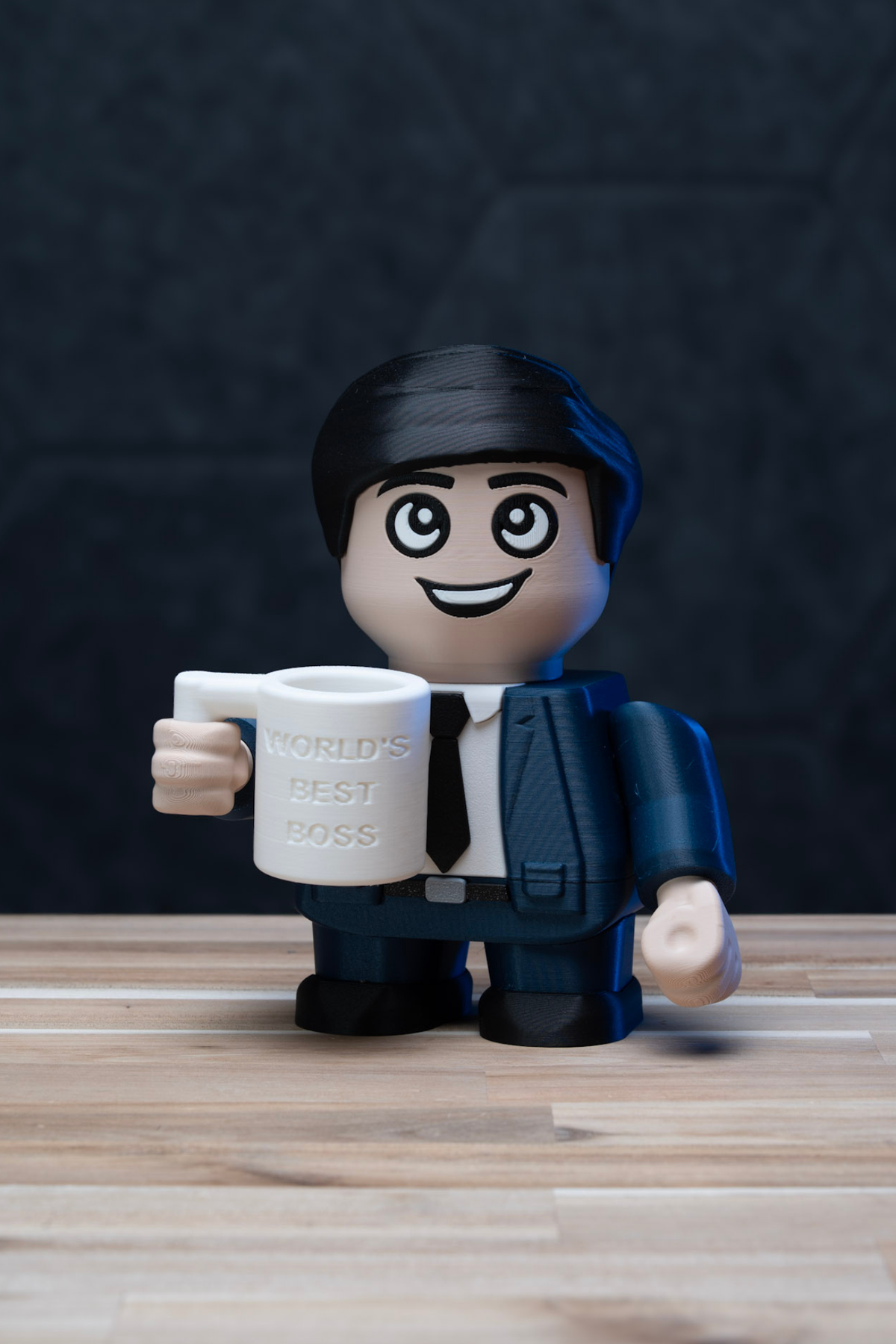 Chunky Michael Scott - FREE The Office Kit | No Supports, No AMS, No Glue image 1