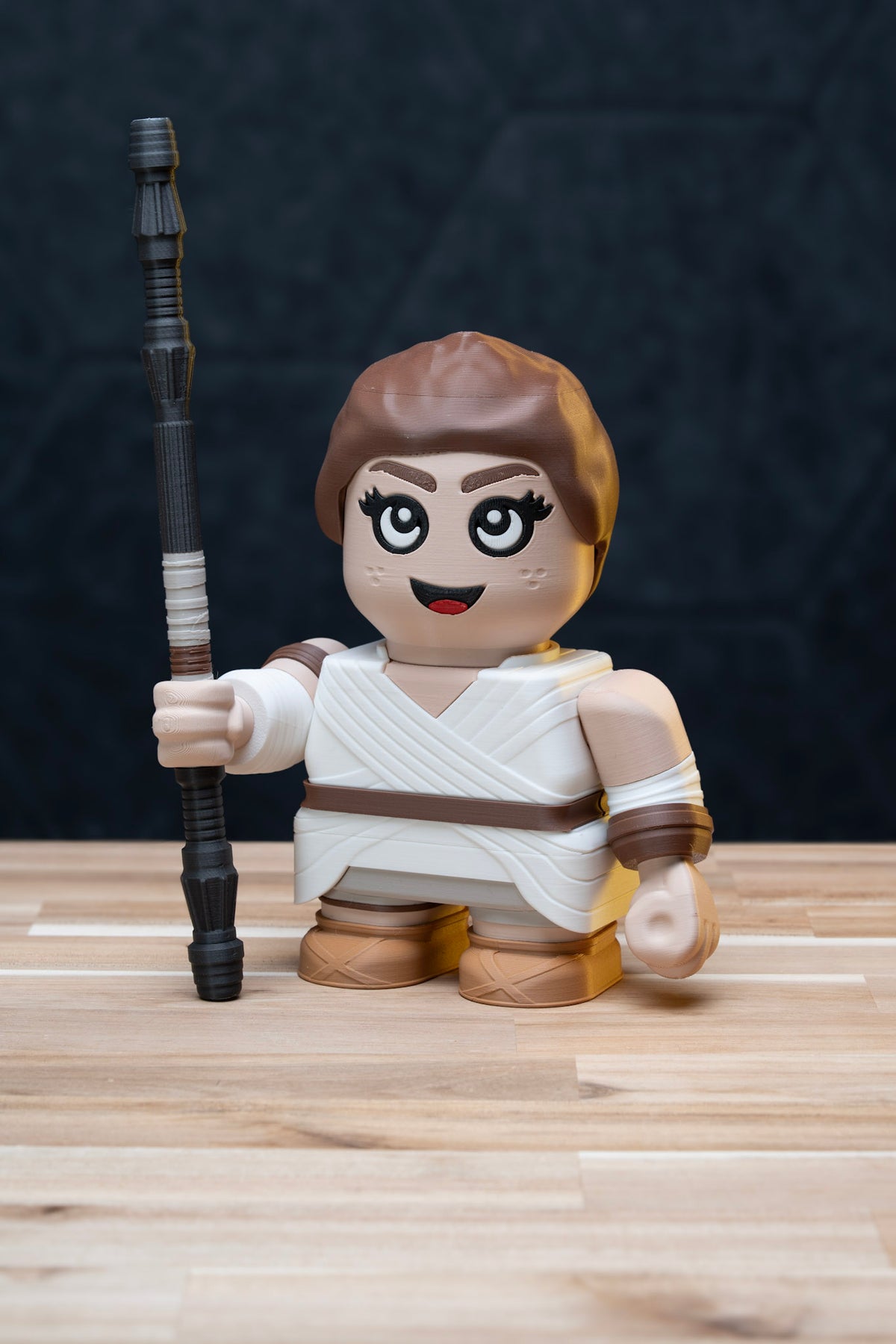 Chunky Rey - Star Wars Kit | No Supports, No AMS, No Glue image 1