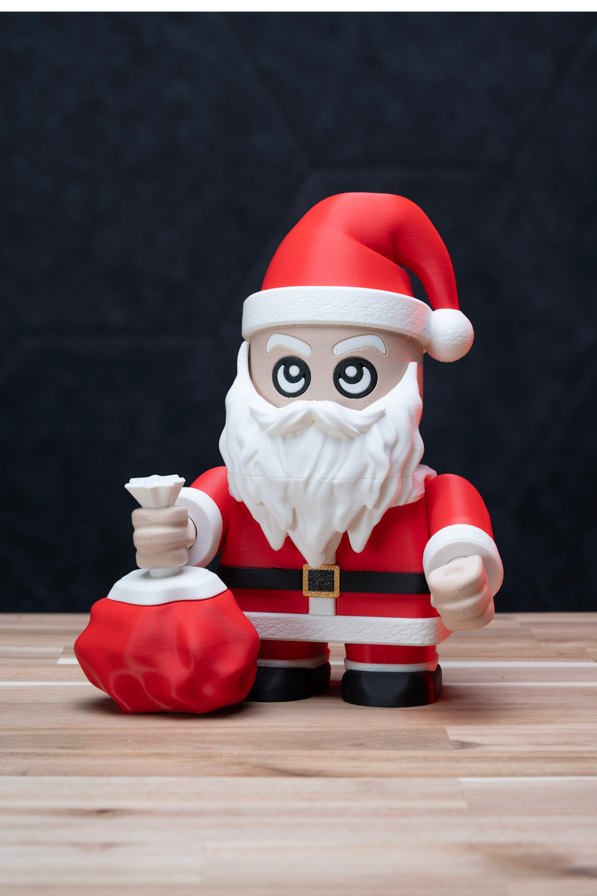 Santa Chunk - Christmas Santa Claus Kit | No Supports, No AMS, No Glue image 1