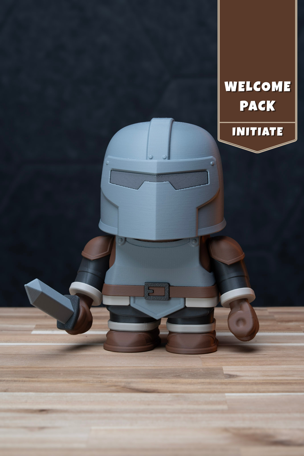 Kiln Initiate Knight - Welcome Pack Chunkable Kit | No Supports, No AMS, No Glue image 1