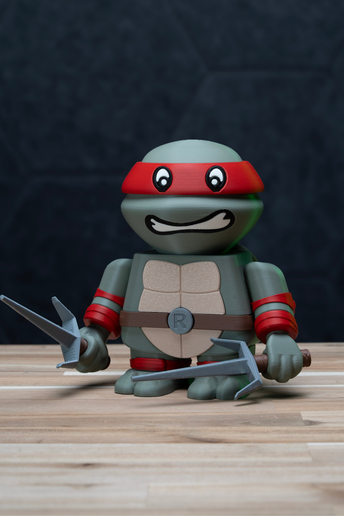 Raphael - FREE Teenage Mutant Ninja Turtles Kit | No Supports, No AMS, No Glue image 1