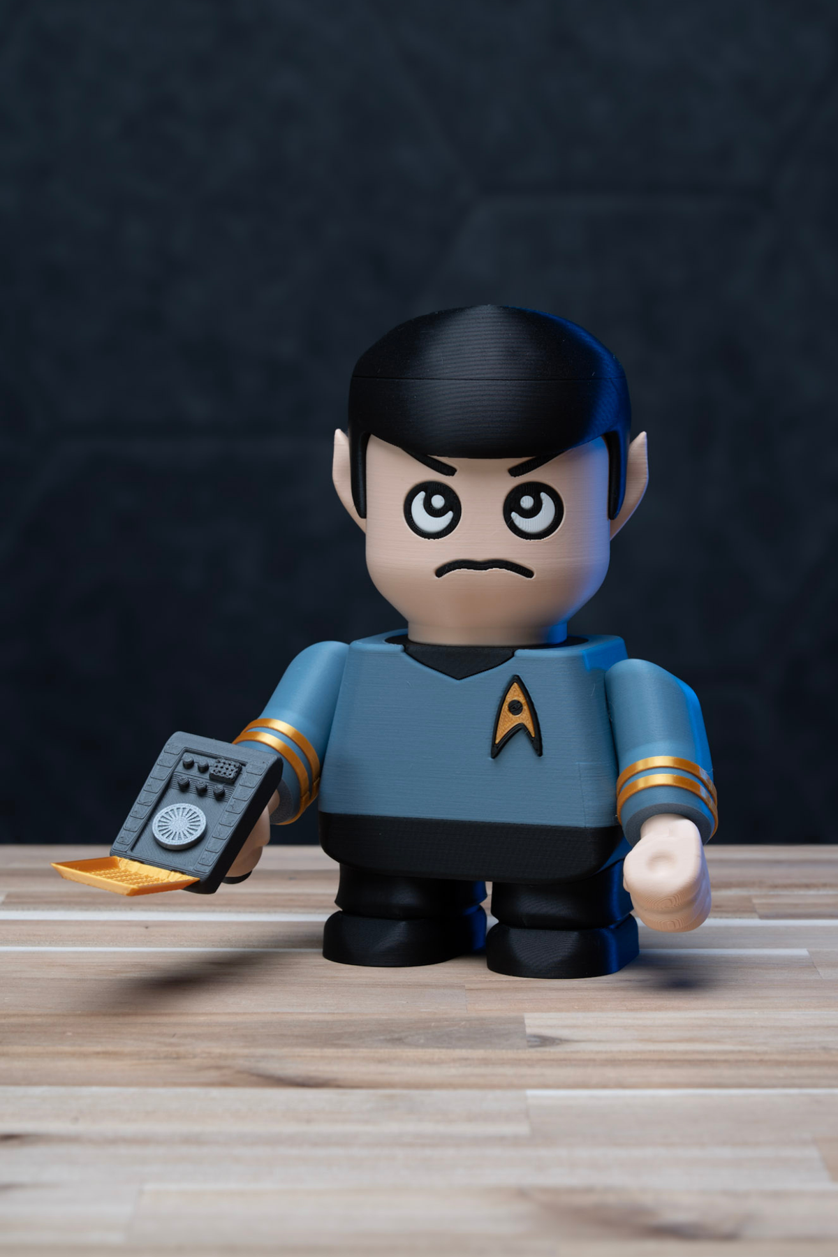 Chunky Spock - Star Trek Kit | No Supports, No AMS, No Glue image 1