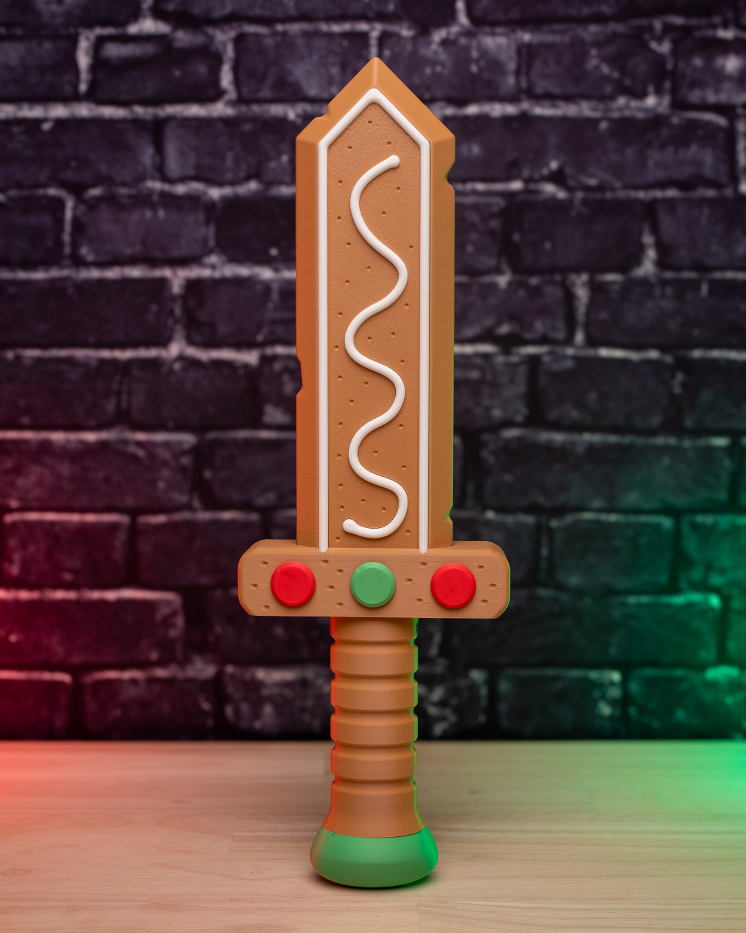 Gingerbread Sword – Sword Kit (No AMS, No Support, No Glue) image 1