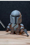 The Chunkalorian - Star Wars Mandalorian Kit | No Supports, No AMS, No Glue image 1
