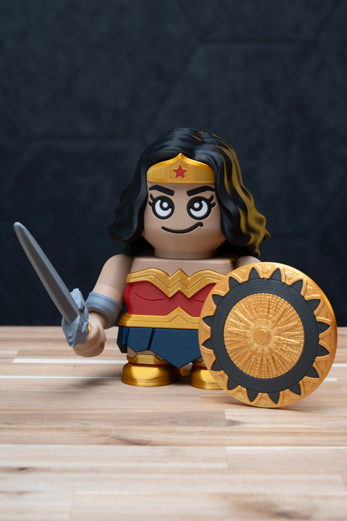 Wonder Chunk - Wonder Woman DC Kit | No Supports, No AMS, No Glue image 1