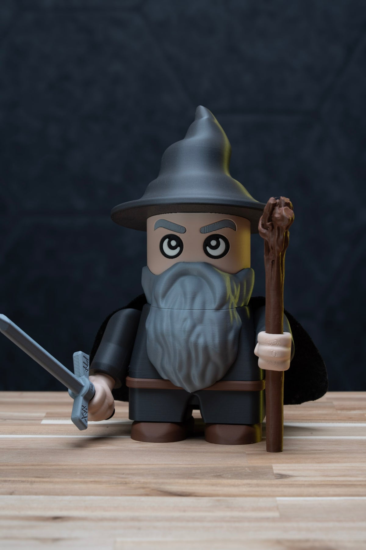 Gandalf the Chunk - Lord of the Rings Kit | No Supports, No AMS, No Glue image 1